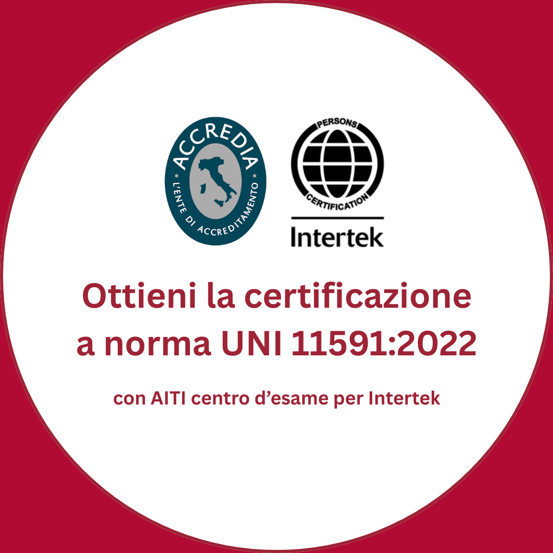 Certificazione a norma UNI 11591:2022